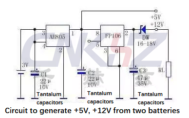 6 3V 至 +5V、+12V 电路