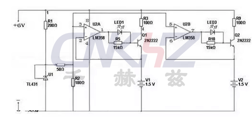 LM358碱性电池充电器电路